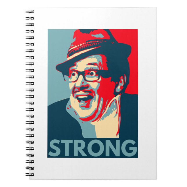 Cuaderno de espiral divertido Arthur Strong (Frente)