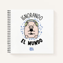 Cuaderno de espiral│Ignorando el mundo