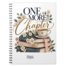 Cuaderno de espiral One More Chapter con libros y