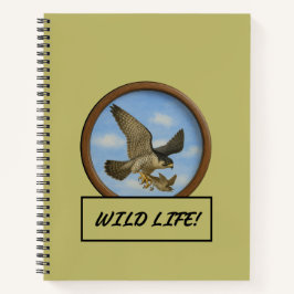 Cuaderno de espiral peregrino Falcon oscuro Khaki