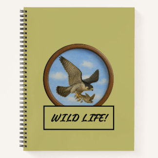 Cuaderno de espiral peregrino Falcon oscuro Khaki