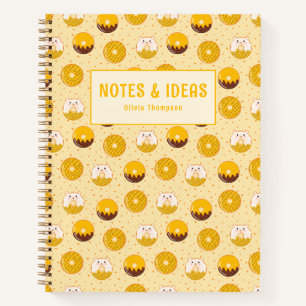 Cuaderno de espiral personalizado del patrón de do