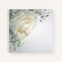 Cuaderno de Esquina de Rosa Amarilla Pálida