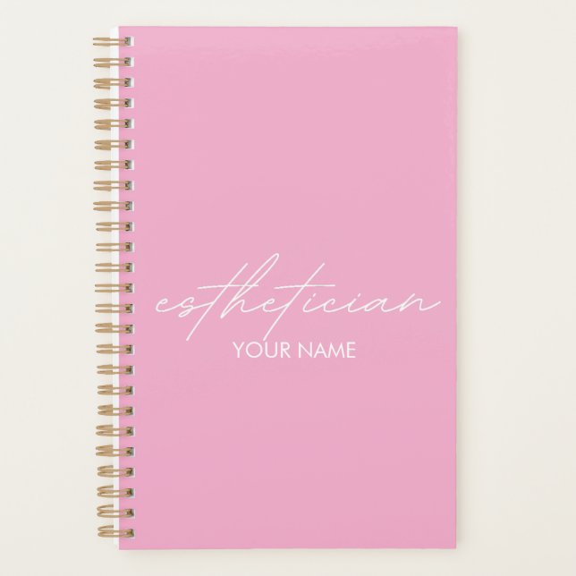 Cuaderno de Esteticista - Planificador de Regalos  (Anverso)