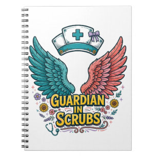 Cuaderno de estetoscopio del latido del corazón de