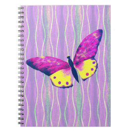 Cuaderno de estilo vintage Artsy Butterfly de espi