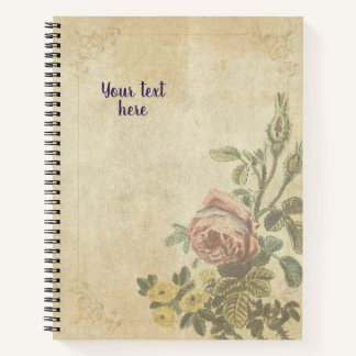 Cuaderno de estilo vintage con diseño de Rose Mous