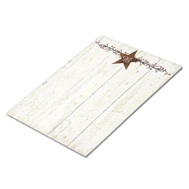 Cuaderno de estrella oxidada y bayas (Lado Derecho)