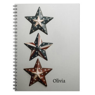 Cuaderno de Estrella Patriótica Rusa - Diseño Amer