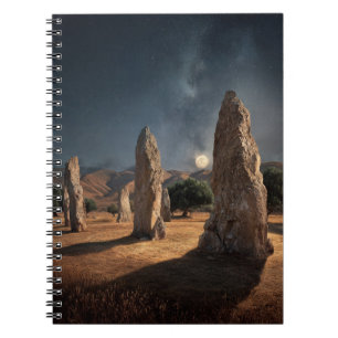 Cuaderno de estriberas de monolitos antiguos ilumi