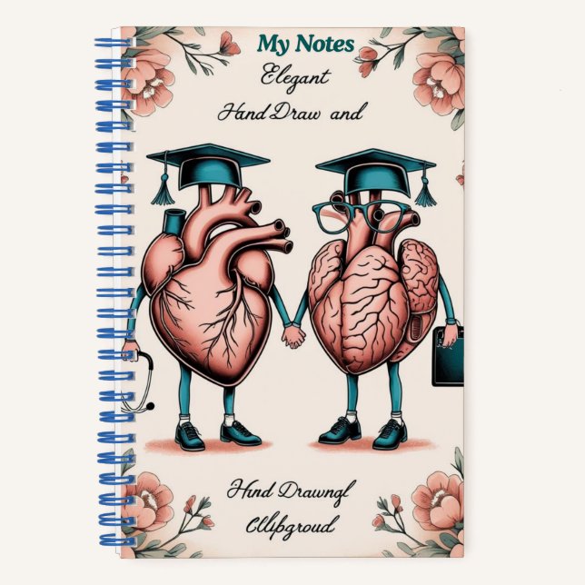 Cuaderno de estudio de anatomía Smart & Sweet (Anverso)