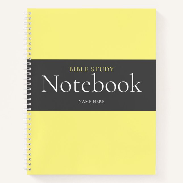 Cuaderno de estudio de la Biblia moderna (Anverso)