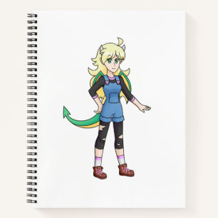 Cuaderno de Eva Lightheart la Humanoide Draconica 