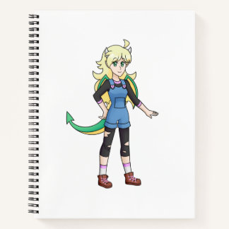 Cuaderno de Eva Lightheart la Humanoide Draconica 