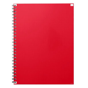 Cuaderno de Éxito Rojo Personalizado