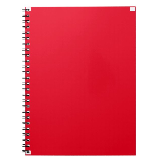 Cuaderno de Éxito Rojo Personalizado (Frente)