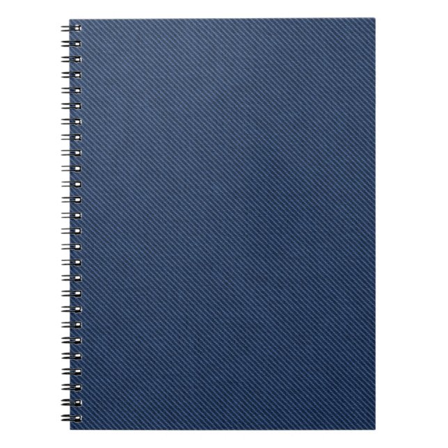 Cuaderno de falso denim azul (Frente)