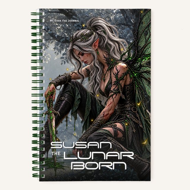 Cuaderno de fantasía de las hadas oscuras (Anverso)