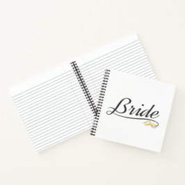 Cuaderno de firmas con caligrafía para la boda de