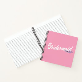 Cuaderno de firmas de boda con caligrafía para dam