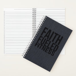 Cuaderno de Fitness Impulsado por la Fe – Motivaci