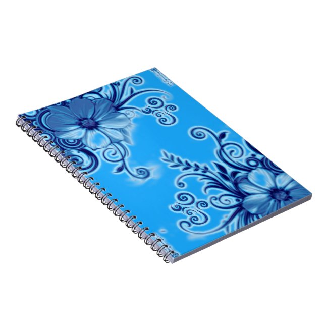 Cuaderno de Flor Azul (Lado Derecho)