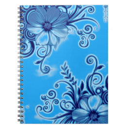 Cuaderno de Flor Azul