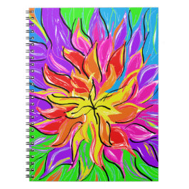 Cuaderno de Flor de Arcoíris