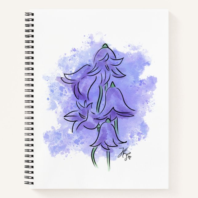 Cuaderno de Flor de Campanilla (Anverso)
