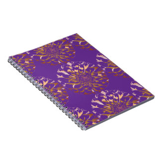 cuaderno de flor de dalia
