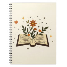 Cuaderno de Floral Magia de Libro Abierto