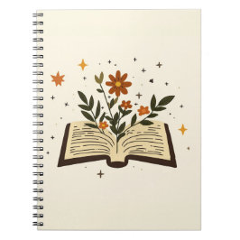 Cuaderno de Floral Magia de Libro Abierto