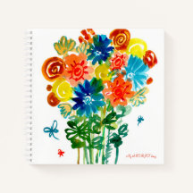 Cuaderno de flores acuáticas de Sketchbook