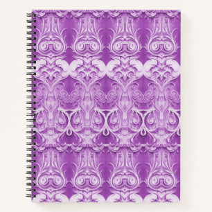 Cuaderno de Flores Purpúreas que Florecen