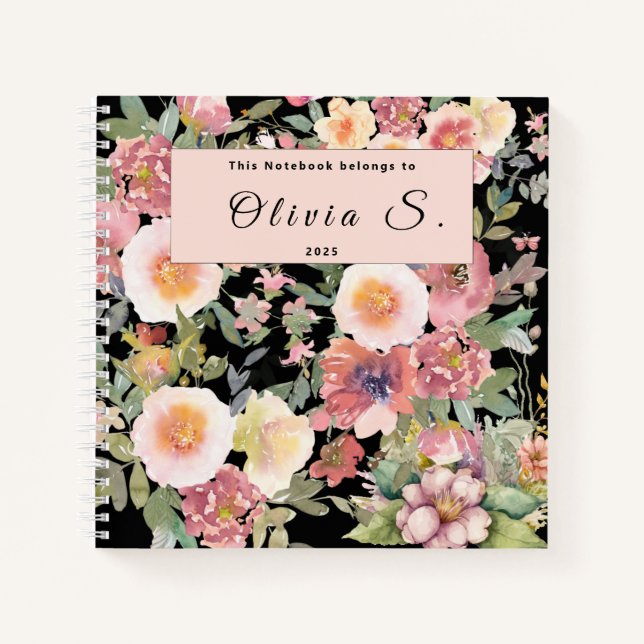 Cuaderno de Flores Románticas (Anverso)