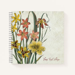 Cuaderno de Flores Rústicas - Arte de Floración Vi