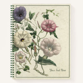 Cuaderno de flores rusticas encantadoras