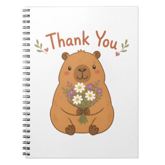 Cuaderno de flores silvestres gracias carpincho li