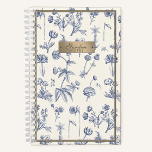 Cuaderno de Flores Silvestres Pequeña Abeja Garden