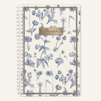Cuaderno de Flores Silvestres Pequeña Abeja Garden