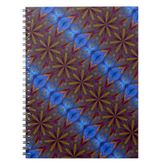 Cuaderno de formas abstractas coloridas