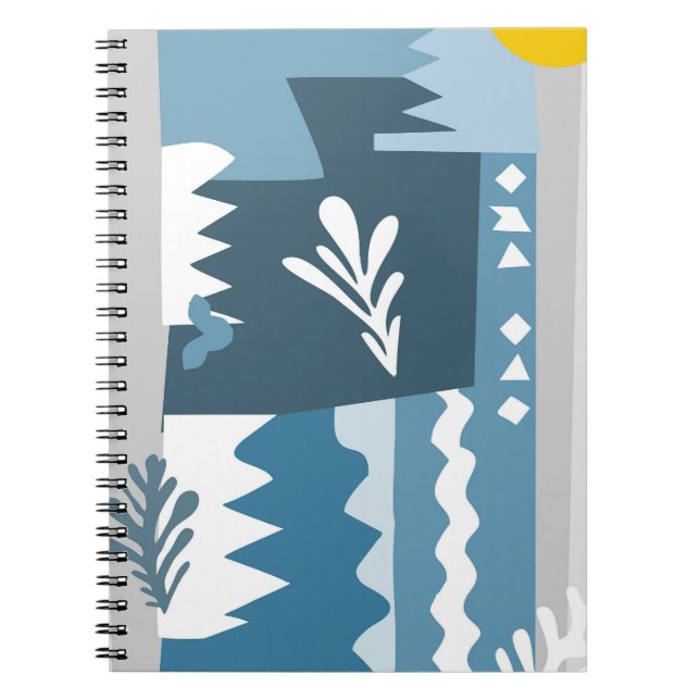Cuaderno de formas de resumen azul (Frente)