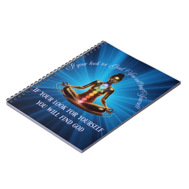 Cuaderno de fotografía espiral/mujer de meditación (Lado Izquierdo)
