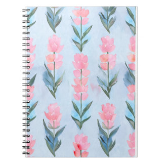 Cuaderno de fotografía floral de tulipanes