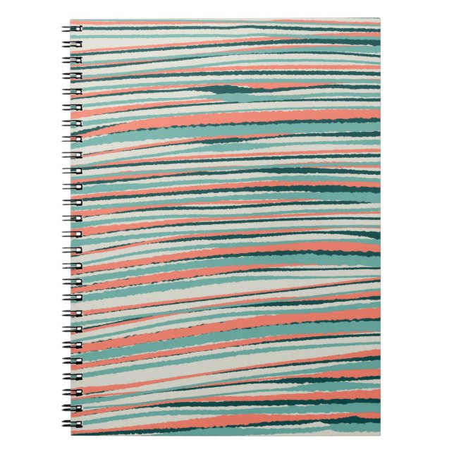 Cuaderno de Fotos a Rayas con Tema Retro (Frente)