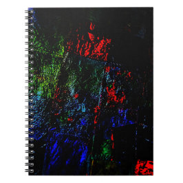 Cuaderno de Fotos abstracto de mezcla oscura en es