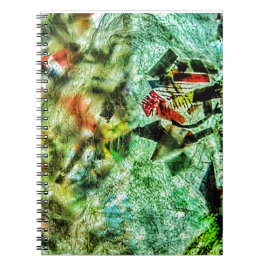 Cuaderno de Fotos abstracto en espiral calmante bl