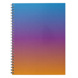 Cuaderno de Fotos con Gradiente Azul, Púrpura y Na