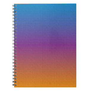 Cuaderno de Fotos con Gradiente Azul, Púrpura y Na