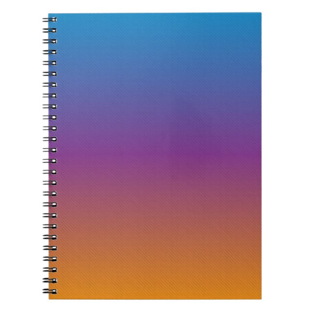 Cuaderno de Fotos con Gradiente Azul, Púrpura y Na (Frente)